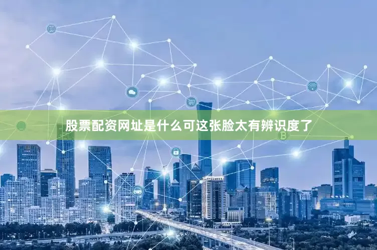 股票配资网址是什么可这张脸太有辨识度了
